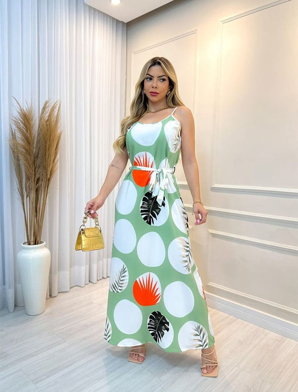 Vestido Longo Floral